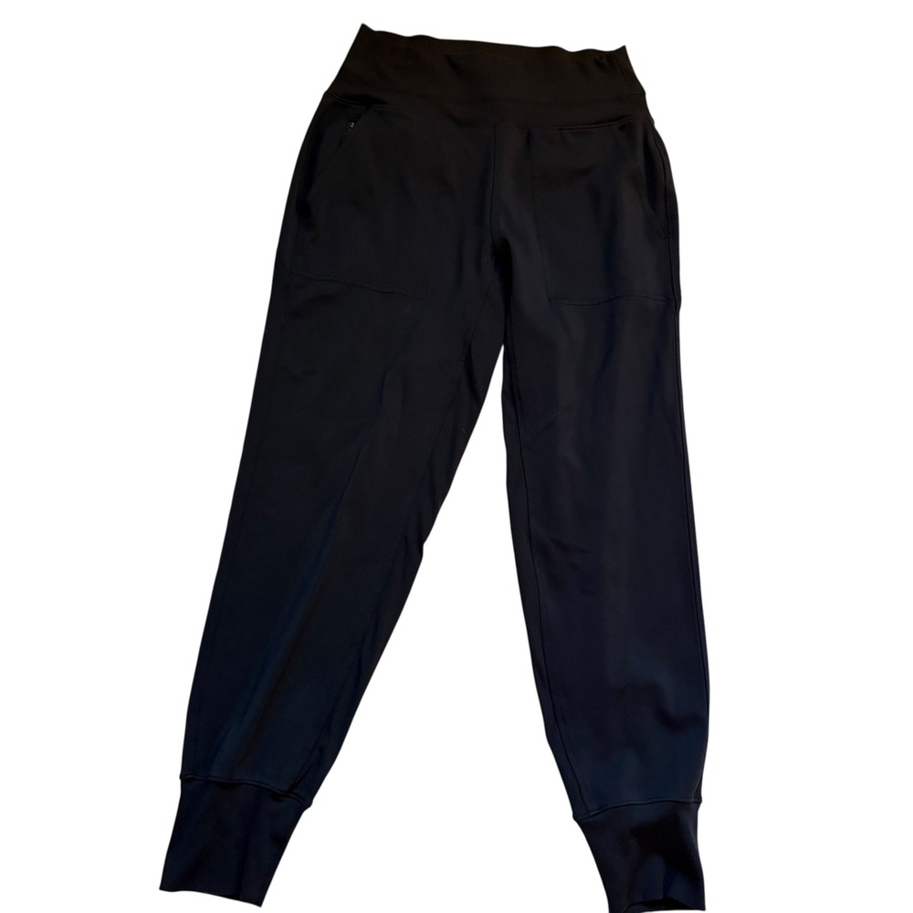Athleta Jogger Pants High Rise Pockets Black Athletic Small